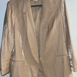 Anne Klein Shimmering Gold Blazer